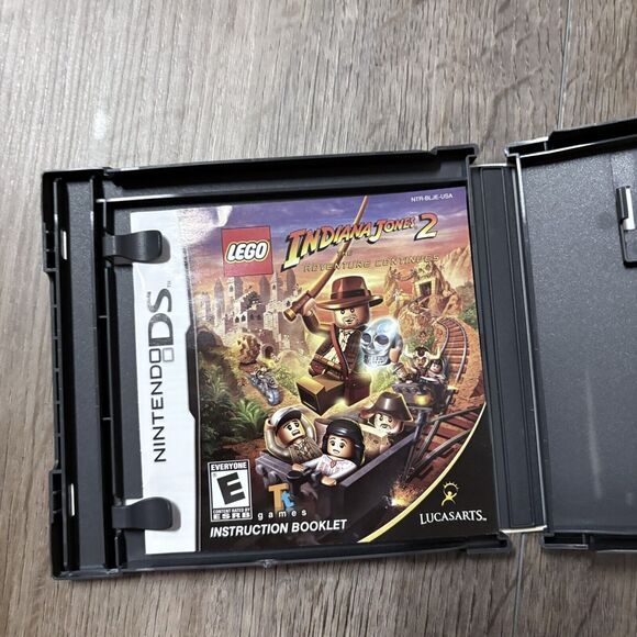 Lego Indiana Jones 2: The‎ Adventure Continues Nintendo DS Game CIB Case Manuals - Picture 4 of 7